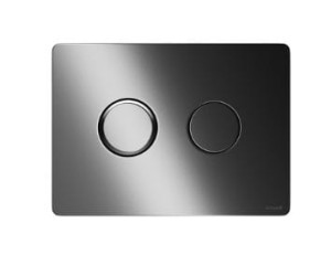 CERSANIT PRZYCISK SPŁUKUJĄCY PNEUMATYCZNY ACCENTO CIRCLE GUN METAL SZCZOTKOWANY