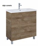 AQUAFORM SZAFKA ARONA SLIM+UMYWALKA /SET/ DĄB CANELA 60