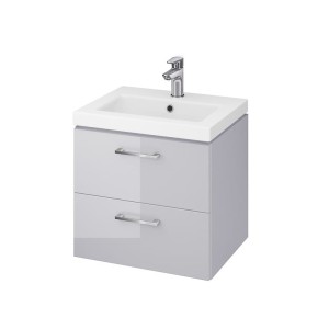 Cersanit szafka LARA szara + umywalka COMO 50