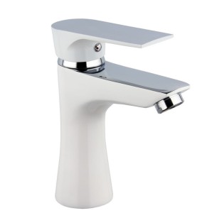 REA B00452  Bateria umywalkowa Lemon Biała White NISKA