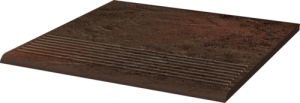 SEMIR BRĄZ  STOPNICA RYFLOWANA PROSTA 30X30