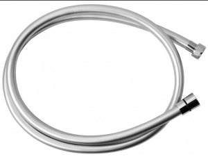 WĄŻ NATRYSKOWY Z OBROTOWĄ KOŃCÓWKĄ Z TWORZYWA SREBRNY 843-102-86