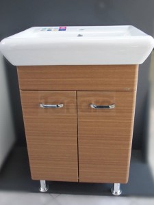 CERSANIT SZAFKA Na nóżkach ALPINA pod umywalkę Iryda  JASNY ORZECH  60